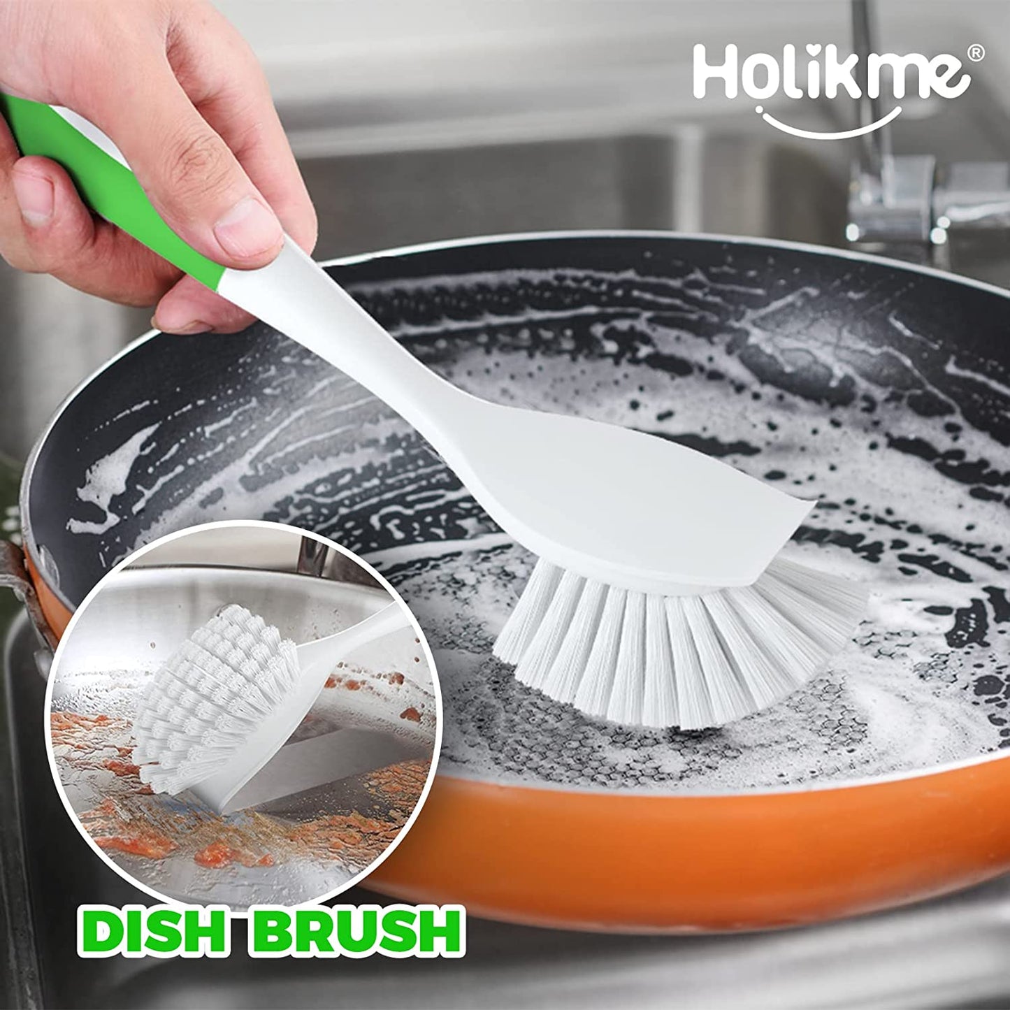 7 Pack Kitchen Cleaning Brush Set