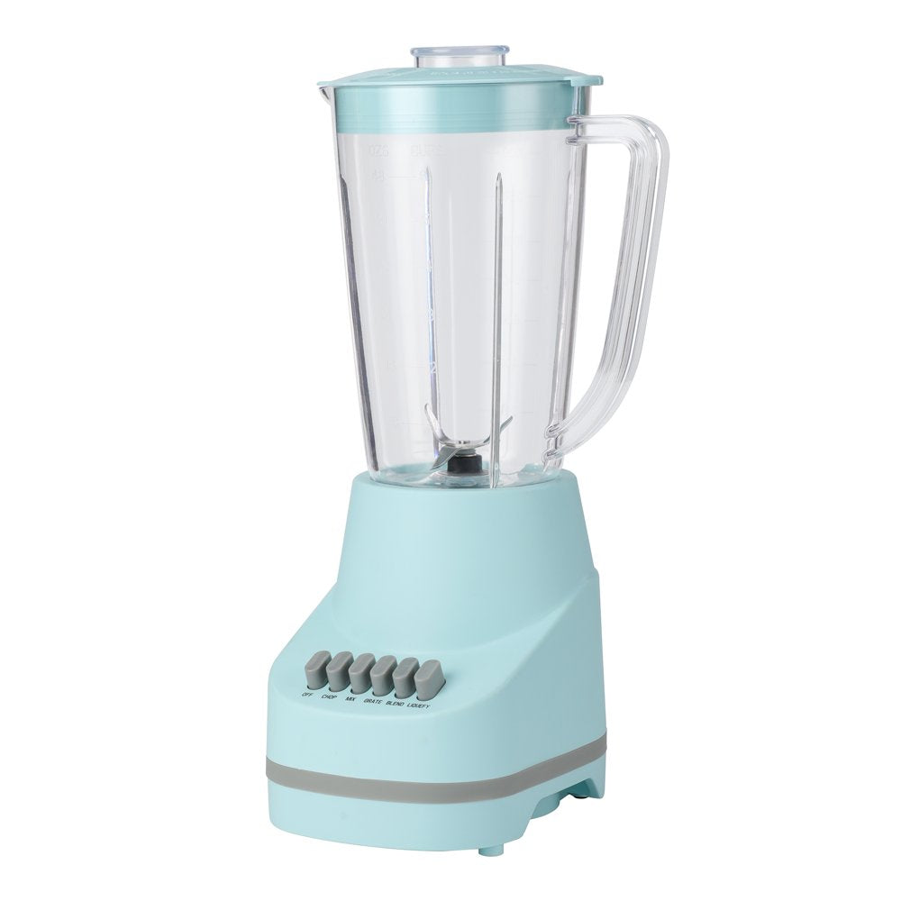 Mainstays 6 Speed Blender with 48 Ounce Jar,1.5L Jar