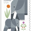 USPS Elephants 2022 Forever Stamps - Book of 20 Postage Stamps