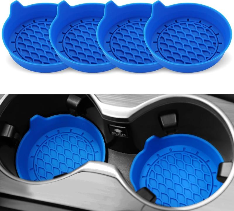  Silicone Car Cup Holder Coaster