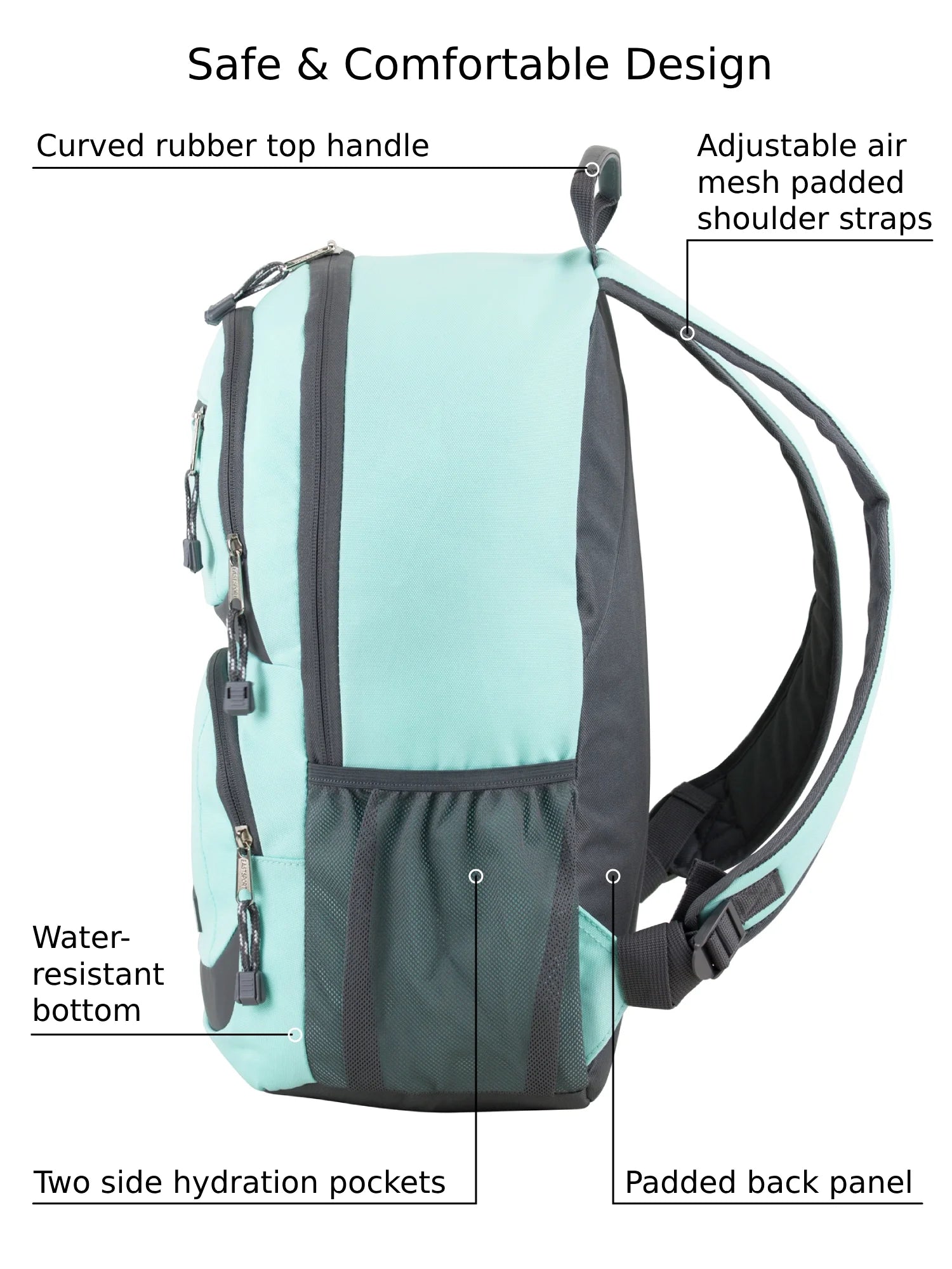 Eastsport Unisex Commuter Tech Backpack