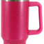 40oz Stainless Steel Tumbler with Straw and Handle, Double Wall Insulated