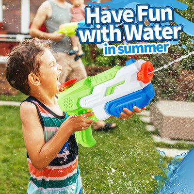 Water Blaster Water Guns Toys for Boys Girls 4-6-12 Years 4 Pack Long Range High Capacity Squirt Guns Swimming Pool Toys Water Toys Outdoor