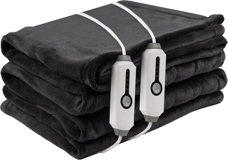 Heated Electric Throw Blanket with 4 Different settings 