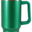 40oz Stainless Steel Tumbler with Straw and Handle, Double Wall Insulated