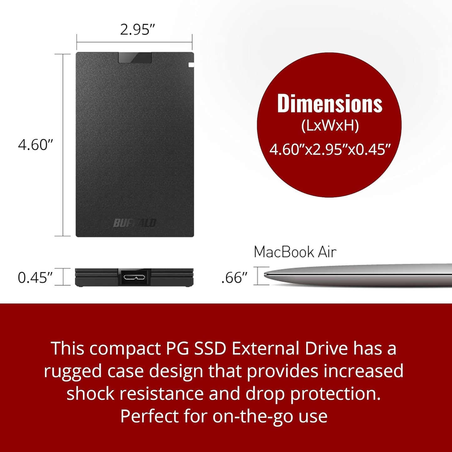 External SSD 1TB - Compatible with PS4 / PS5 / Windows/Mac - USB-C - USB-A - USB 3.2 - External Solid State Drive