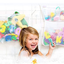 Bath Toy Storage Organizer - Mesh Shower Caddy with Hooks