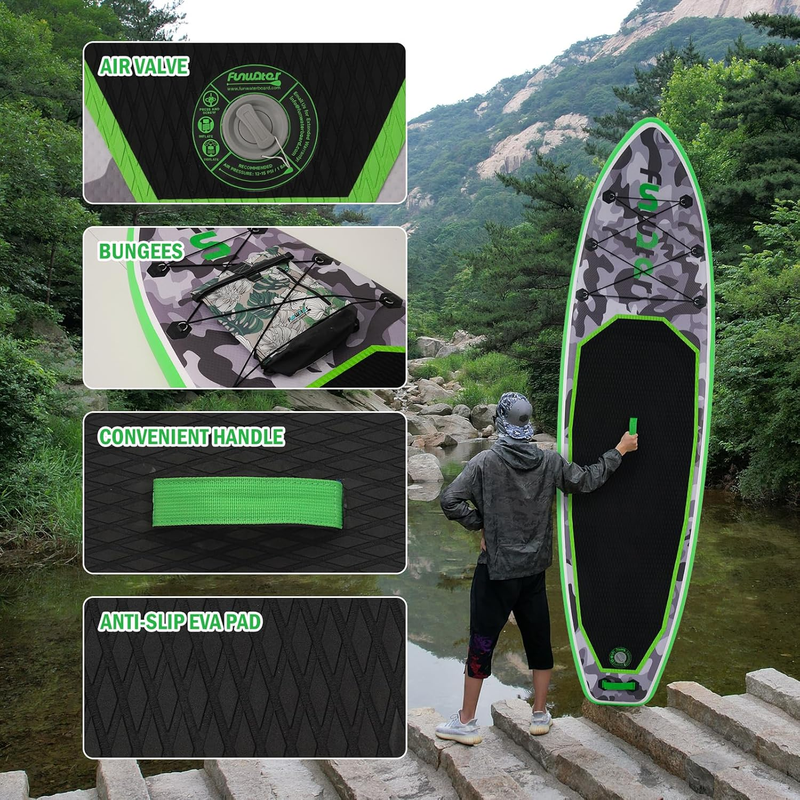 Inflatable Paddle Boards - Ultra-Light Stand Up Paddle Board with Different Configurations