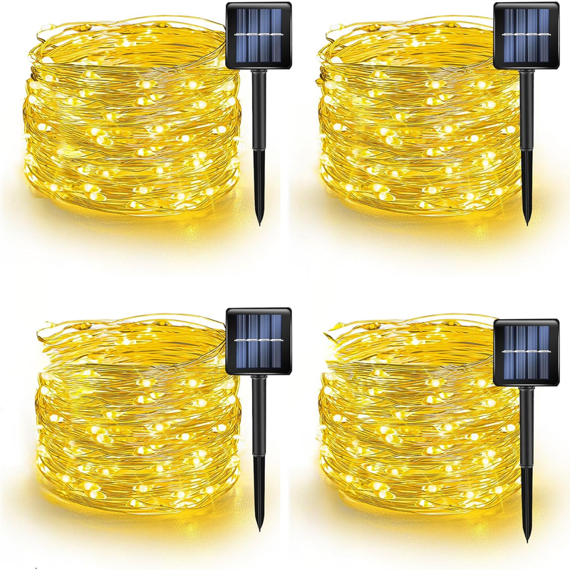 80 FT 240 LED Solar Powered Waterproof Fairy Lights 8 Modes 