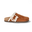 Women's Faux Shearling Cozy Buckle Clogs, Sizes 6-11