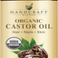  Premium Grade Oil for Hair Growth, Eyelashes and Eyebrows - Organic Castor Oil - 16 Fl Oz - 100% Pure and Natural