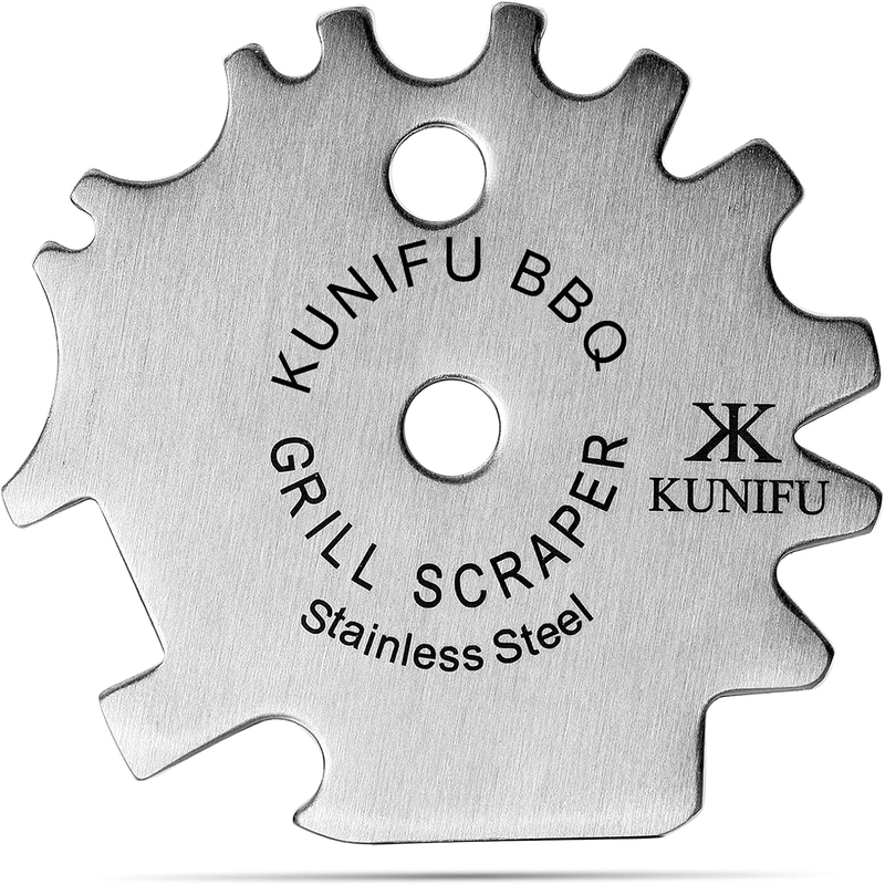 BBQ Grill Scraper - Bristle-Free for Griddle, Kitchen Gadgets Cleaner, Camping Accessories, Ideal Gifts for Christmas, for Men, Dad, Husband, Boyfriend, Fathers Day