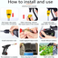 Portable Pressure Washer Cleaner with 2 Batteries and Charger