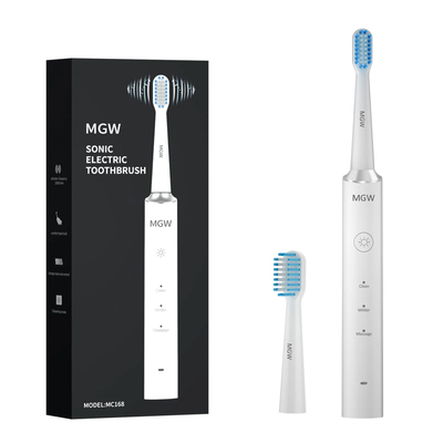 Sonic Electric Toothbrush with Smart Timer & 2 Replacement Brush Heads Included