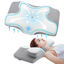 Memory Foam Side Sleeper Pillow for Neck Pain with Breathable Pillowcase