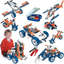 187 Piece Educational STEM Building Toys - Construction Building Blocks Ages 4-8