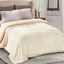 Soft Velvet Lightweight Bedspread - Plush Fluffy Coverlet Chevron Design