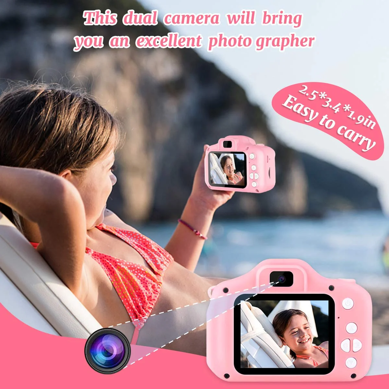 Kids Digital Camera 1080P HD 20MP with 32GB SD Card