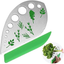 Stainless Steel Kitchen Herbs Leaf Stripping Tool with 9 Holes