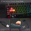 RGB Backlit LED Wired Gaming Keyboard for Mac PC PS5 PS4 Xbox One Gamers