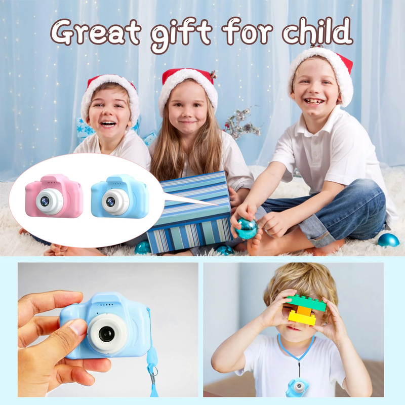 Kids Digital Camera 1080P HD 20MP with 32GB SD Card