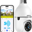  Security Camera Light Bulb - 2K WiFi with Motion Detection, Night Vision, Two-Way Talk