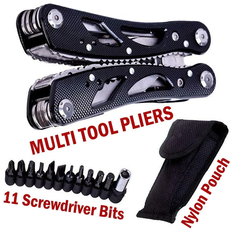 Multi-Purpose Pocket Multitool for Survival, Camping, Hunting, Fishing and Hiking