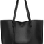 Women S Soft Faux Leather Tote Shoulder Bag from Dreubea, Big Capacity Tassel Handbag