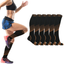 6 Pairs - Copper Compression Socks - Knee High for Running, Athletics, Travel and More