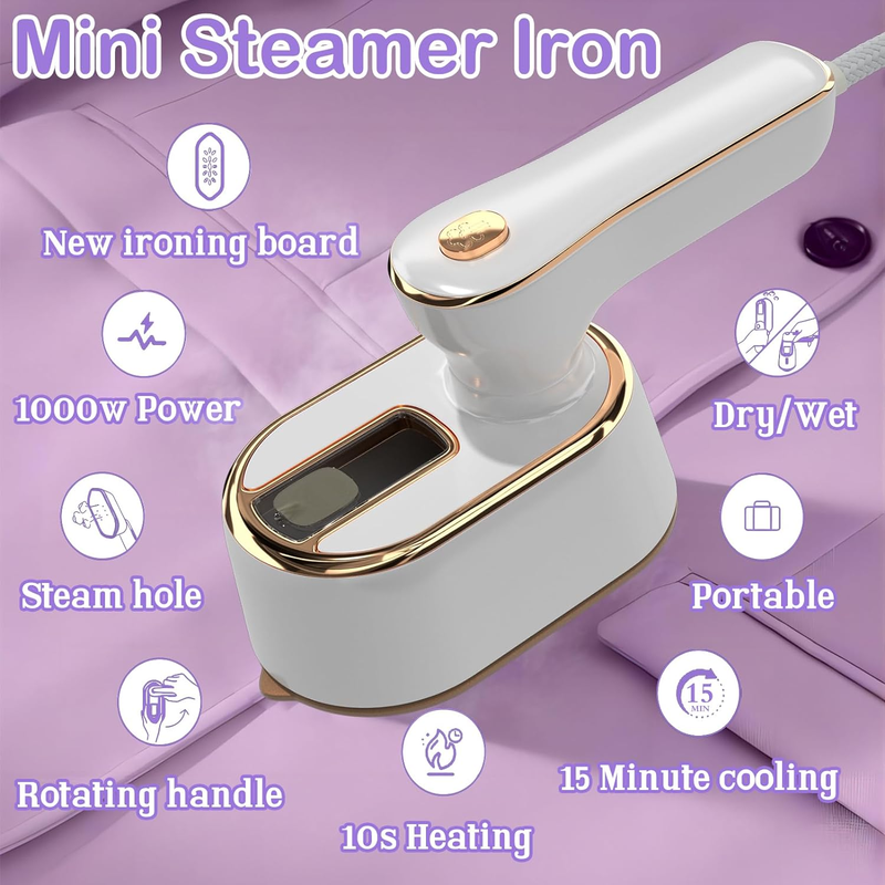 Mini Travel Steamer Iron for Clothes