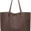 Women S Soft Faux Leather Tote Shoulder Bag from Dreubea, Big Capacity Tassel Handbag