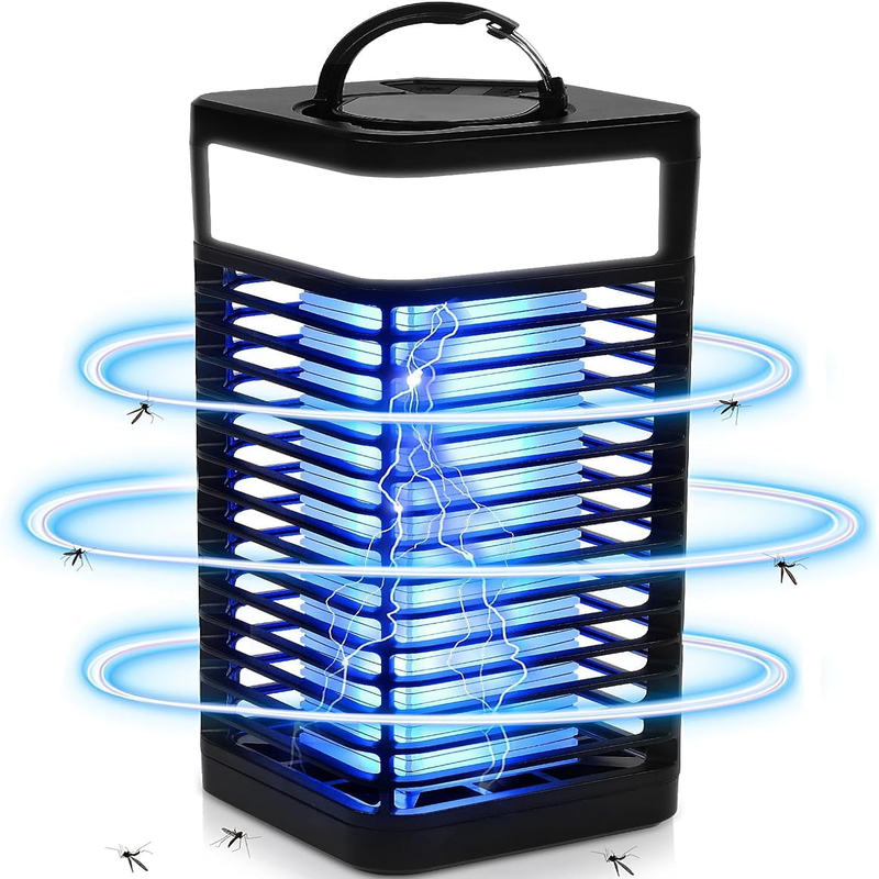 Electric Mosquito Bug Zapper, Wireless, Portable with LED Light