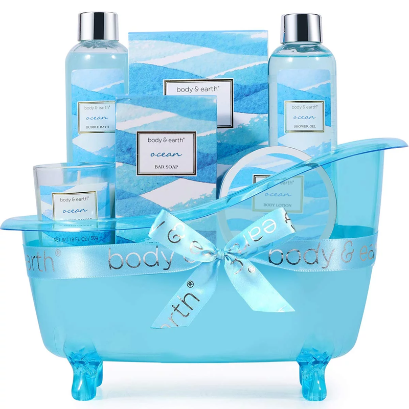 7 Pcs Ocean Scent Bath & Body Gift Set