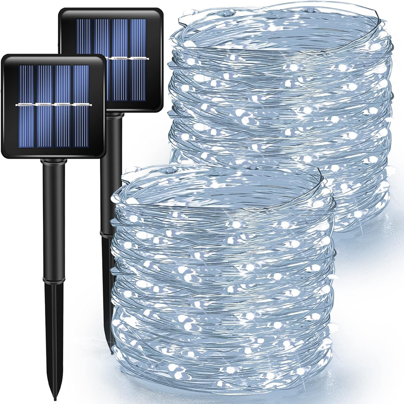 80 FT 240 LED Solar Powered Waterproof Fairy Lights 8 Modes 