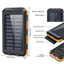 20000 mAh Portable Solar Charger for Iphone and Android - Dual 5V USB Ports