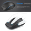 Full Size Ambidextrous Curve Design Wireless Mouse - Precise Cursor Control Scrolling Wide Scroll Wheel Thumb Grips