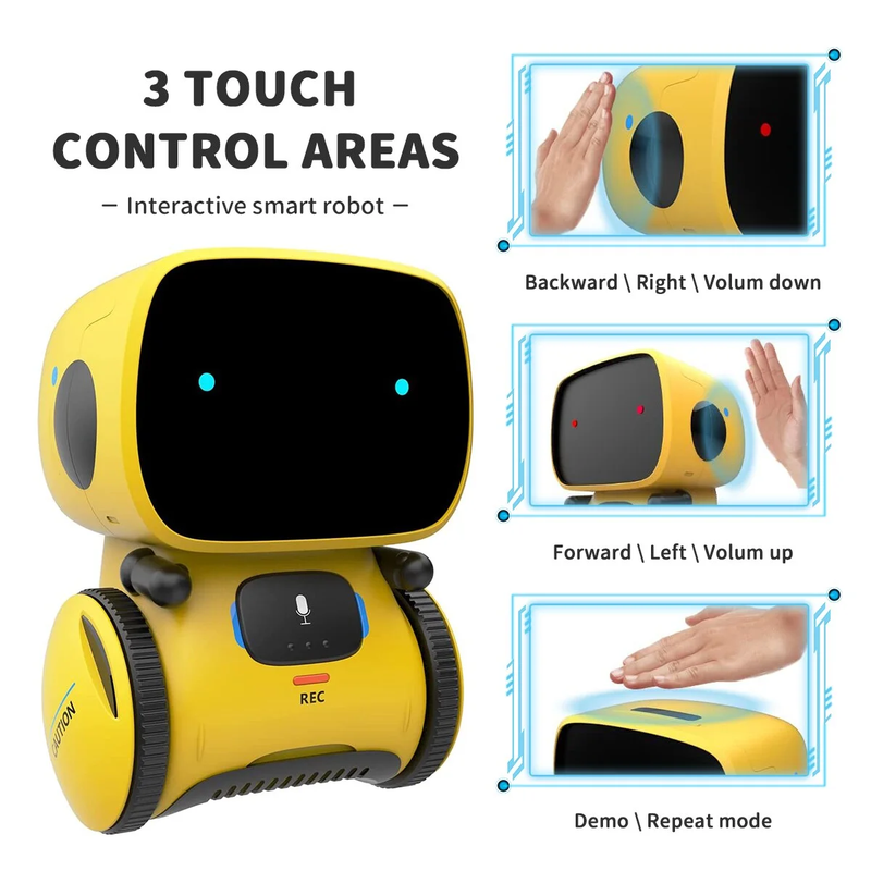 Touch & Voice Controlled Smart Robot Toy 