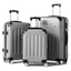 3 Piece Hard Side Lightweight Spinner Luggage Set with TSA Lock