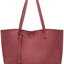 Women S Soft Faux Leather Tote Shoulder Bag from Dreubea, Big Capacity Tassel Handbag