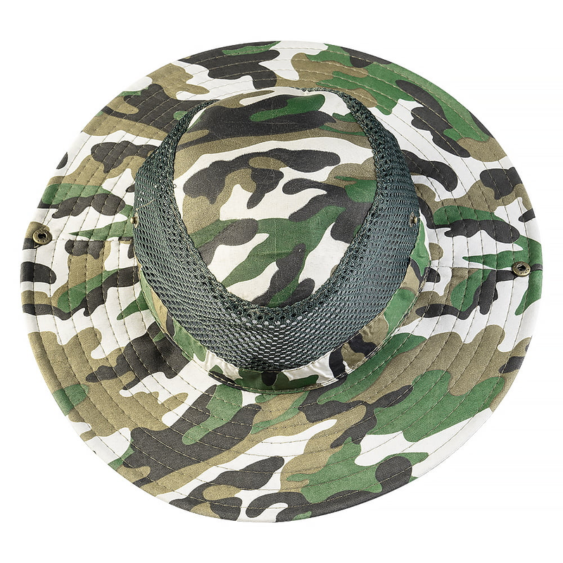 Wide Brim Breathable Sun Cap Boonie Bucket Hat