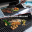 Set of 3 Grill Mesh Mats - Heavy Duty BBQ Non-Stick Cooking Sheet - Reusable