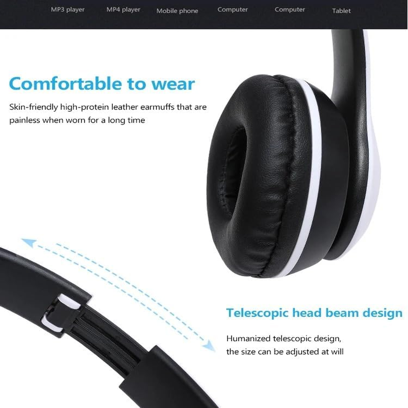 Upgraded Hybrid Noise Cancelling Headphones - Over Ear with Transparent Modes - Wireless Bluetooth with Mic