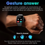 Smartwatch with 1.85" Screen - Answer/Make Calls/100+ Sports Modes/Message Reminder, IP67 Waterproof 