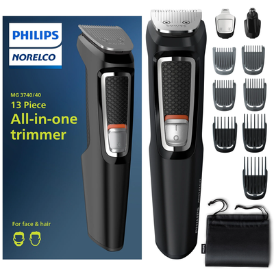 13 Piece Philips Series 3000 Men's Electric Multi Groomer