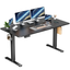 Ergonomic Height Adjustable Stand Up Desk with Memory Preset and T-Shaped Metal Bracket 