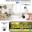  Security Camera Light Bulb - 2K WiFi with Motion Detection, Night Vision, Two-Way Talk