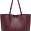 Women S Soft Faux Leather Tote Shoulder Bag from Dreubea, Big Capacity Tassel Handbag