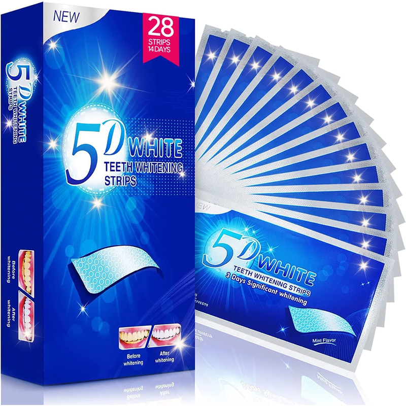 28 Pcs Effective Teeth White Strips, Remove Smoking Coffee Soda Wine Stains