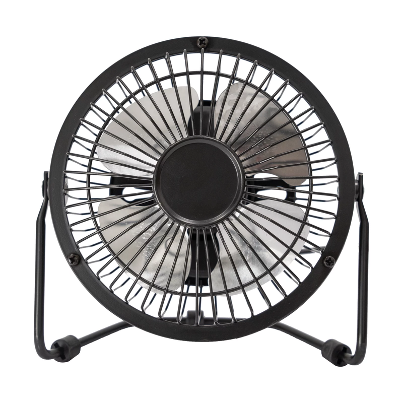 4 Inch Personal Fan - Metal USB Powered Desktop Fan