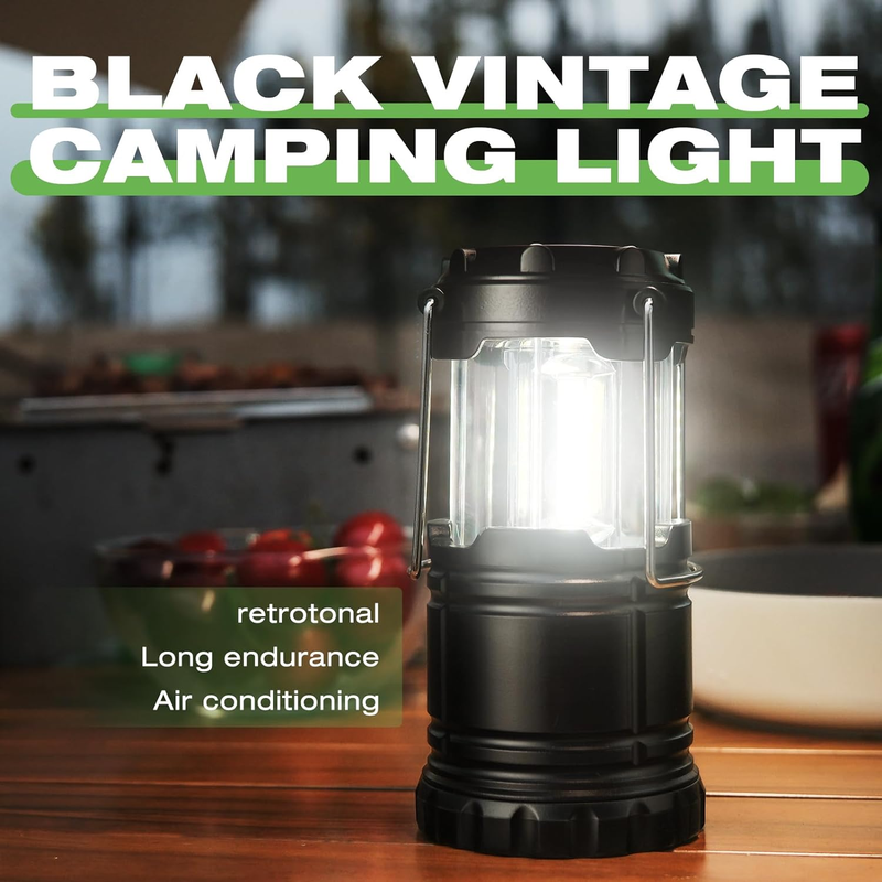 4 Pack Collapsible Lanterns - Battery Operated 